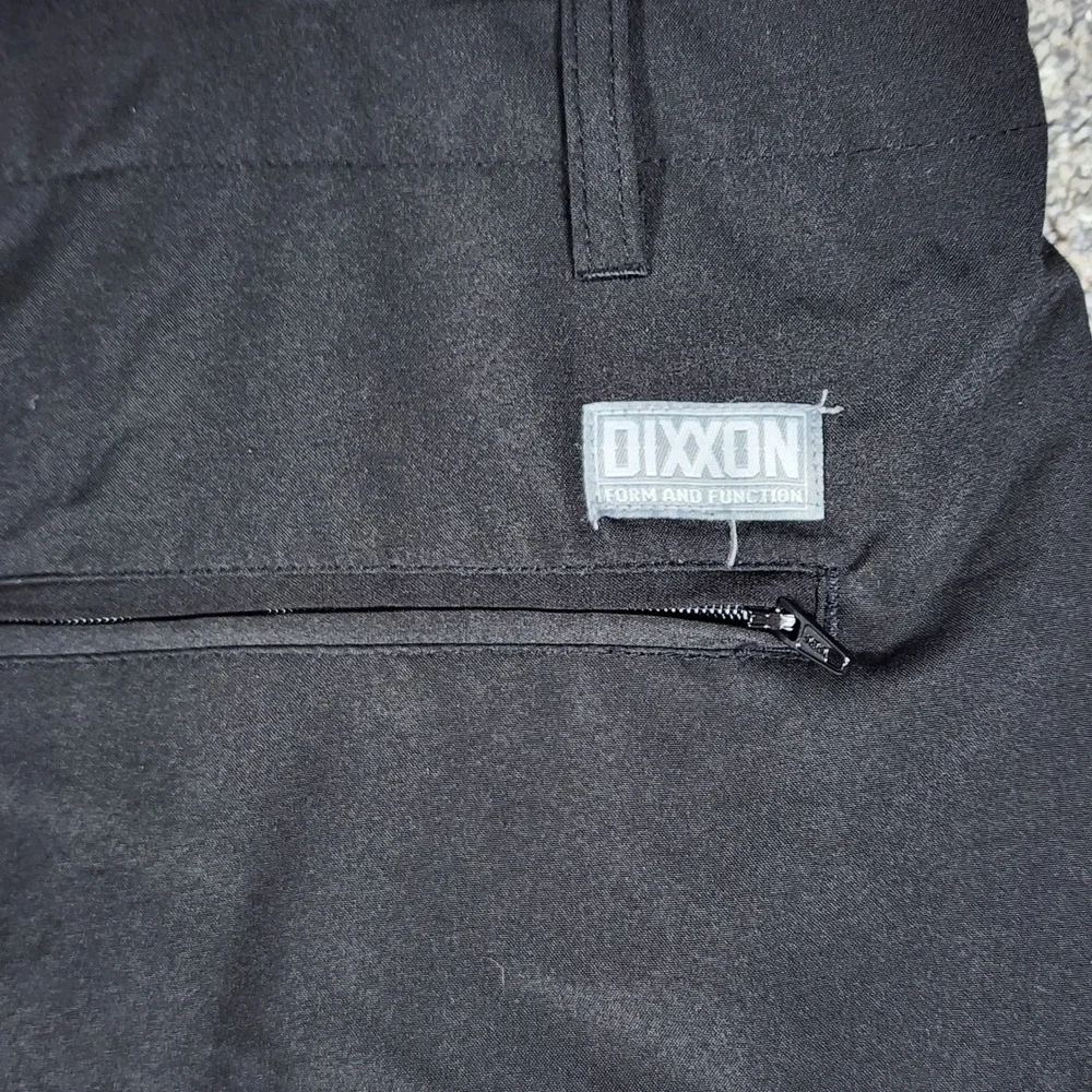 Dixxon Utility Shorts Mens 42 Black Stretch Zipper Pocket Excellent